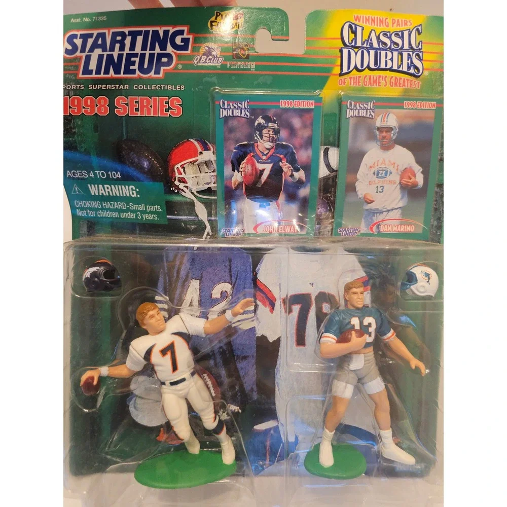 NFL Figure Lot Starting Lineup Elway Marino Long Jay Cutler McFarlane 1989-2008